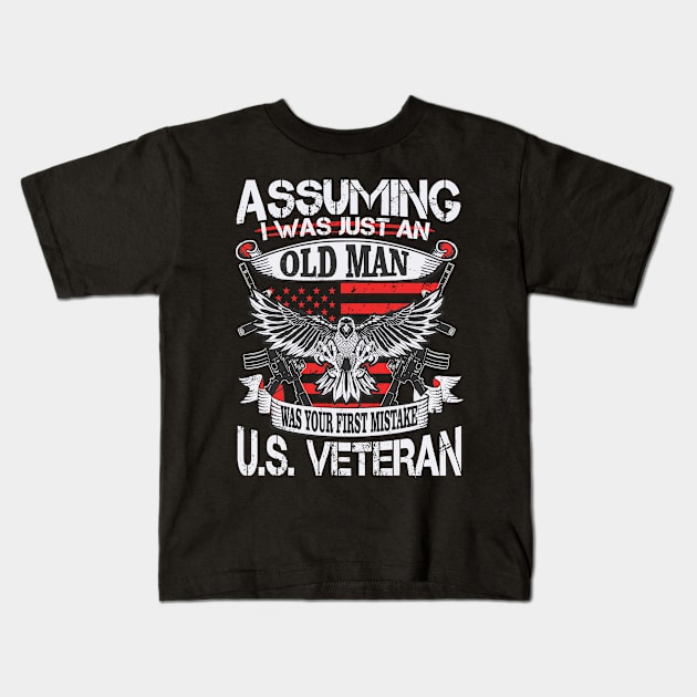 Veterans Kids T-Shirt by BaderAbuAlsoud